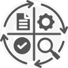 Icon für kontinuierliche Optimierung