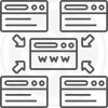 Linkaufbau-Symbol