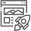 Symbol für Landingpage-Optimierung
