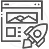 Symbol für Landingpage-Optimierung