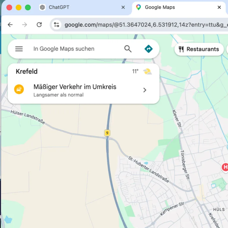 alpharoid index 3 Google-Maps-Suche für Krefeld im Browser