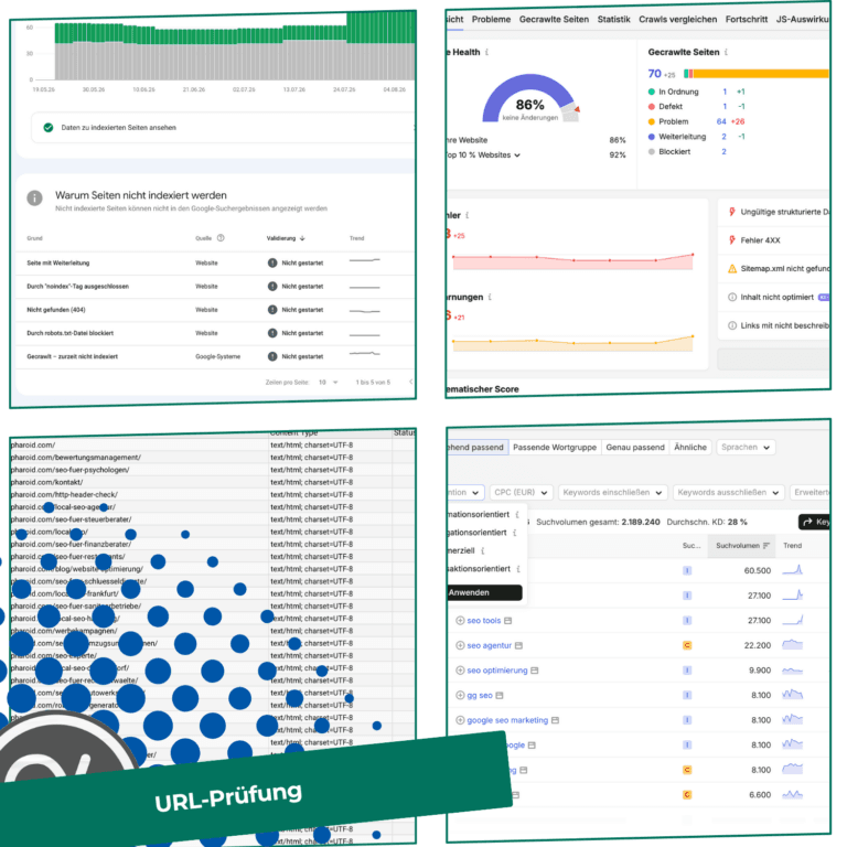 Matrix zur Priorisierung der Ergebnisse einer SEO-Analyse