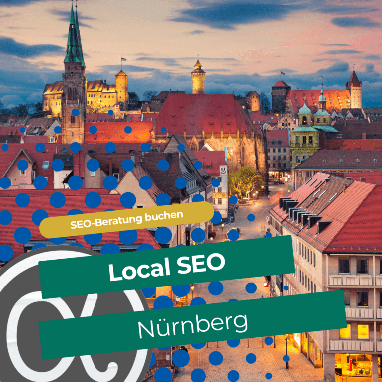 Illustration zur lokalen Sichtbarkeit bei Google für Unternehmen in Nürnberg