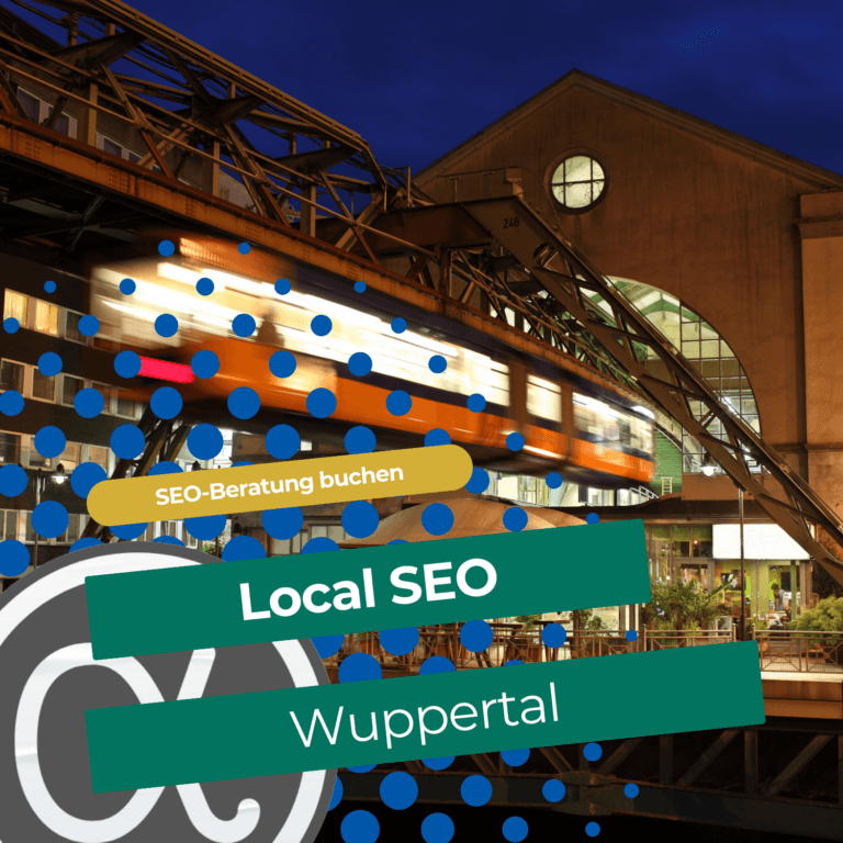 Wuppertaler Schwebebahn als Motiv für Local SEO Wuppertal