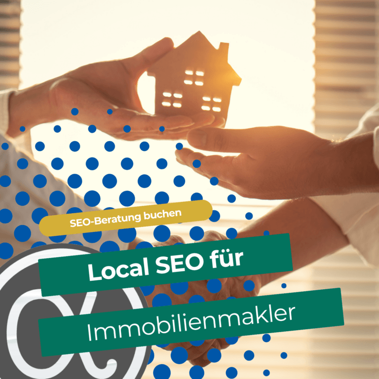 Hände halten ein Hausmodell und besiegeln die Zusammenarbeit mit einem Handschlag. text SEO für Immobilienmakler