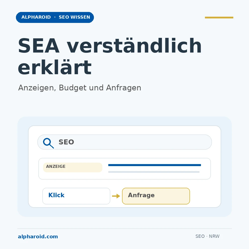 SEA: Suchmaschinenwerbung verständlich erklärt 4 Beitragsbild: SEA und der Weg von der Suchanzeige zur Anfrage